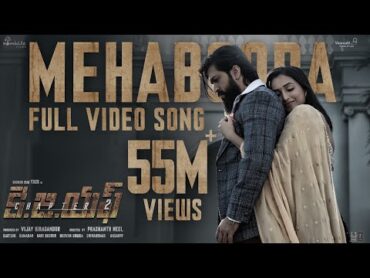 Mehabooba Video Song (Telugu)  KGF Chapter 2  RockingStar Yash  Prashanth Neel  Ravi Basrur