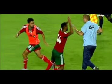 أمن تونس يعتدي على اللاعبين  المنتخب المغربي