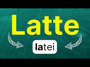 Cómo pronunciar: Latte &39;Café con leche&39; en inglés Americano con ejemplos