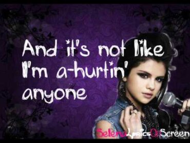 Selena Gomez & The scene  Rock God  Lyrics On Screen