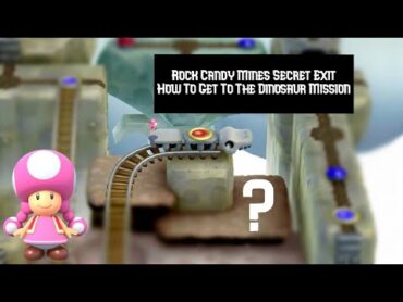 🔨 Rock Candy Mines Secret Exit Dinosaur Bones Mission New Super Mario Bros U. Deluxe ( Switch )