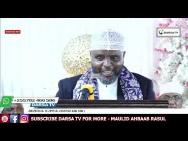 Sheikh Othman Maalim Apokea Hijazi Ya Qasida Kwa Professor Wa Naghmat Masoud Adam