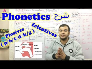 شرح الفوناتكس لطلاب أولى اداب وتربية انجليزى l Phonetics l plosives l fricatives