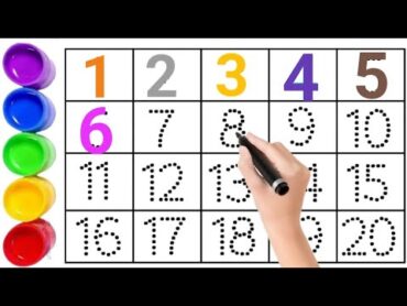 Best learning Numbers Puzzle, 123 Numbers, counting,1 to 20 Numbers,Number song, Alphabet rhymes 3