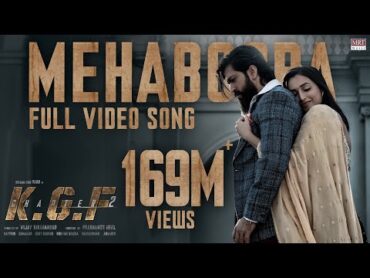 Mehabooba Video Song (Hindi)  KGF Chapter 2  RockingStar Yash  Prashanth NeelRavi BasrurHombale