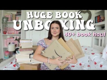 HUGE book unboxing haul ⭐️📦 40+ books!