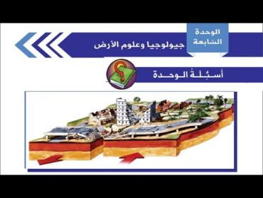 اسئلة الوحدة (جيولوجيا وعلوم الارض )+ حل التدريبات الصف السادس علوم الوحدة السابعة الدرس الرابع