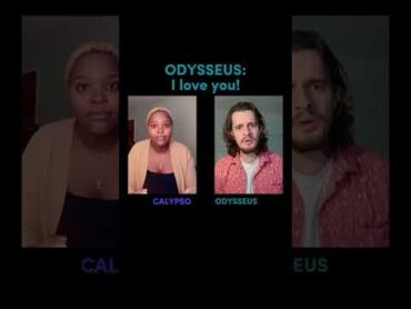 Calypso and Odysseus say there parting words in EPIC: The Musical