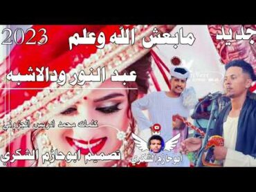 جديد 2023الفنان عبد النور ودالاشبه مابعيش الله وعلم ابوحازم الشكري