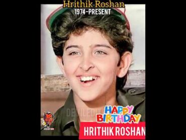 Hrithik Roshan 🎂 Birthday 1974Now Transform shorts viral trending youtubeshorts hrithikroshan