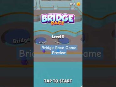 Building Bridges Faster Than Ever! 🏃‍♂️🌉  Bridge Race Preview Part 1  A YouTube Playable Game