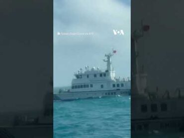 Taiwan releases footage of Chinese coast guard vessel  VOA News shorts