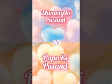 Mammy ki pasand😍✨🆚 Papa ki pasand😍✨dress choose blackpink collection gift viral yt fashion