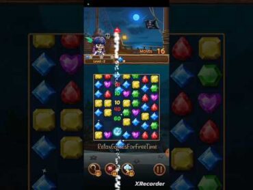 Jewels Ghost Ship: jewel games  Level 2 gameplay match 3 logic puzzle game walkthrough games