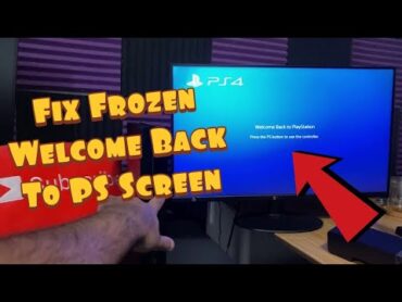 How To Fix Stuck/Frozen "Welcome Back To Playstation" Screen