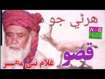 حاجی غلام نبی مھیسر /ھرٹی جو قصو  New 2023