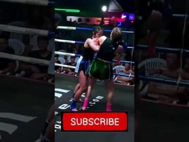 SHE BIT HER!!  Muay Thai Girls Fight