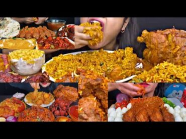 Compilation of videos of eating asmr sounds of eating mukbang تجميع اكل اسمر اصوات الأكل موكابانج 🍗🍖