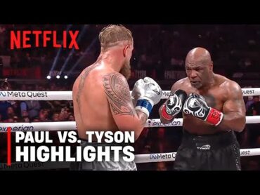 Mike Tyson VS. Jake Paul FULL FIGHT HIGHLIGHTS! Netflix KNOCKOUT! November 15th, 2024