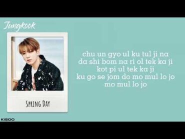 BTS   Spring Day (Easy Lyrics) &39;봄날&39;