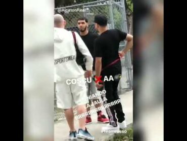 Anuel AA hablando con Cosculluela por primera vez en la calle luego de su salida