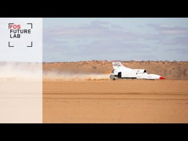 Onboard Bloodhound LSR&39;s 334mph Land Speed Record practice run