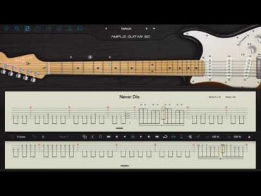 Malmsteen  Never Die Backing Track with Tabs