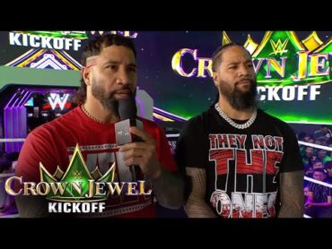 Jey & Jimmy Uso all smiles ahead of Crown Jewel reunion: 2024 Crown Jewel Kickoff highlights