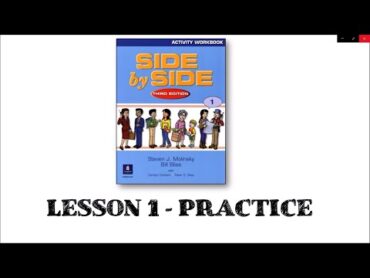 (1) Side by Side  Book 1  Chapter 1  Activity Book  Workbook  TO BE, PERSONAL INFORMATION