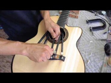 [Full version, filmed over 4 months] From Raw to Perfect: Acoustic Guitar Crafting ASMR ギター できるまで