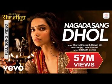 Nagada Sang Dhol Full (Video)  RamLeelaShreya GhoshalRanveer & DeepikaOsman Mir