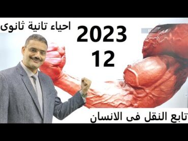 2023 أحياء تانية ثانوى الترم الأول : 12   النقل فى الانسان جزء ثانى( الدم و الأوعية الدموية )