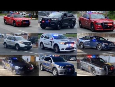 Police Cars Responding Compilation  Best of 2022