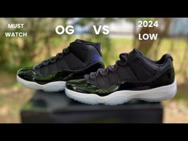 THESE ARE DIVERSE!! 2024 JORDAN 11LOW SPACE JAM REVIEW & OG HIGH COMPARISON!!