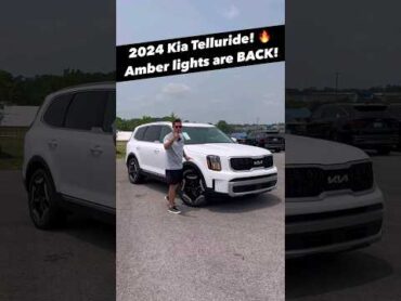 Five Reasons Why the 2024 Kia Telluride is a GREAT Value (With AMBER Daytime Running Lights)!!