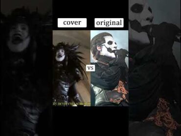 MARY ON A CROSS 😱 COVER vs ORIGINAL 😱 shorts viral cover original music maryonacross ghost