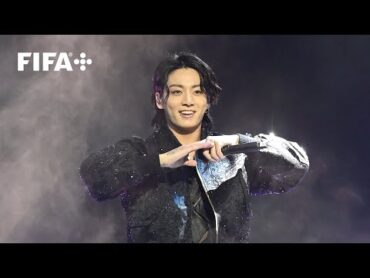 Jung Kook from BTS performs &39;Dreamers&39; at FIFA World Cup opening ceremony