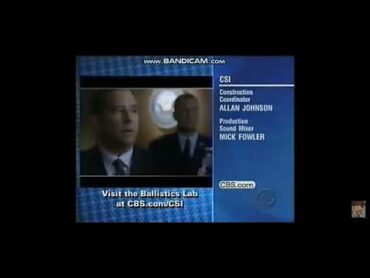 CSI End Credits (2003)