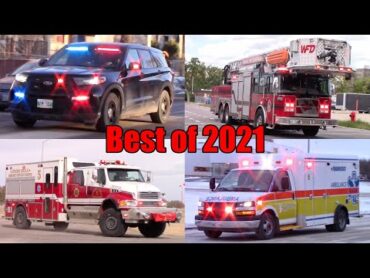 Emergency Vehicles Responding 2021 Best of Fire Trucks, Police Cars & Ambulances