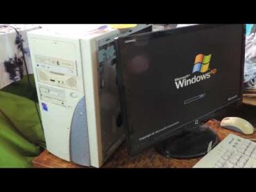 Starting an old Pentium 4, Windows XP machine in 2024