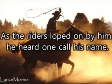 Johnny Cash  Ghost Riders in the sky (Lyrics)