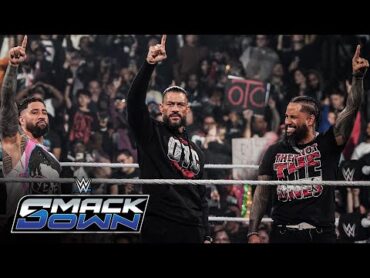 Roman Reigns and The Usos stand united before WWE Crown Jewel: SmackDown highlights, Nov. 1, 2024