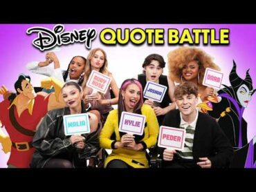 Cast Of Disney&39;s Descendants Guess the Disney Villain Quote