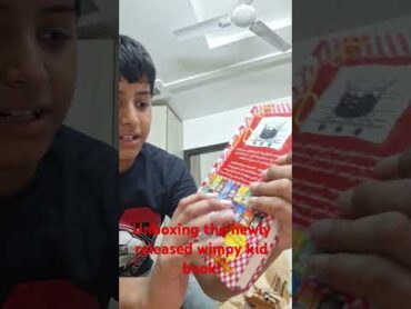 Unboxing the newly released wimpy kid book!