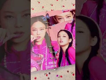 blackpink jennie scrapbook // Kpop journal shorts blackpink