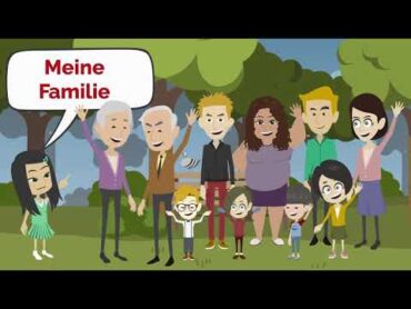 Deutsch lernen, A1, Familie, Vokabeln, Wortschatz, 1.1