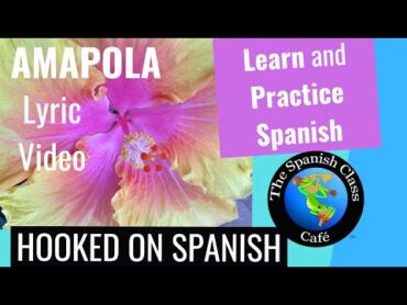 AMAPOLA, Lyric Video. Learn and Practice Spanish  PRACTICE 2