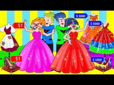 Equestria Girls Princess Dress Up  Rich and Poor Princess Dresses