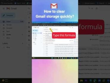 How to clear Gmail storage quickly? Brillica Services shorts shortvideo tipsandtricks