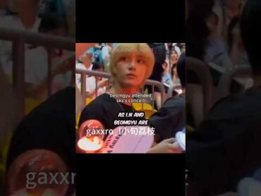 Beomgyu at Straykids concert txt straykids kpop shorts shortsfeed shortsviral